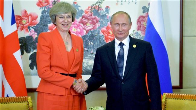 Cuộc gặp gỡ giữa Tổng thống Nga Vladimir Putin và Thủ tướng Anh Theresa May tại Hội nghị Thượng đỉnh G20 (07/9/2016)